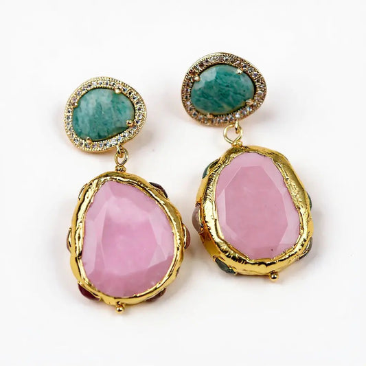 Amazon Bloom Drop Earrings - Voisson