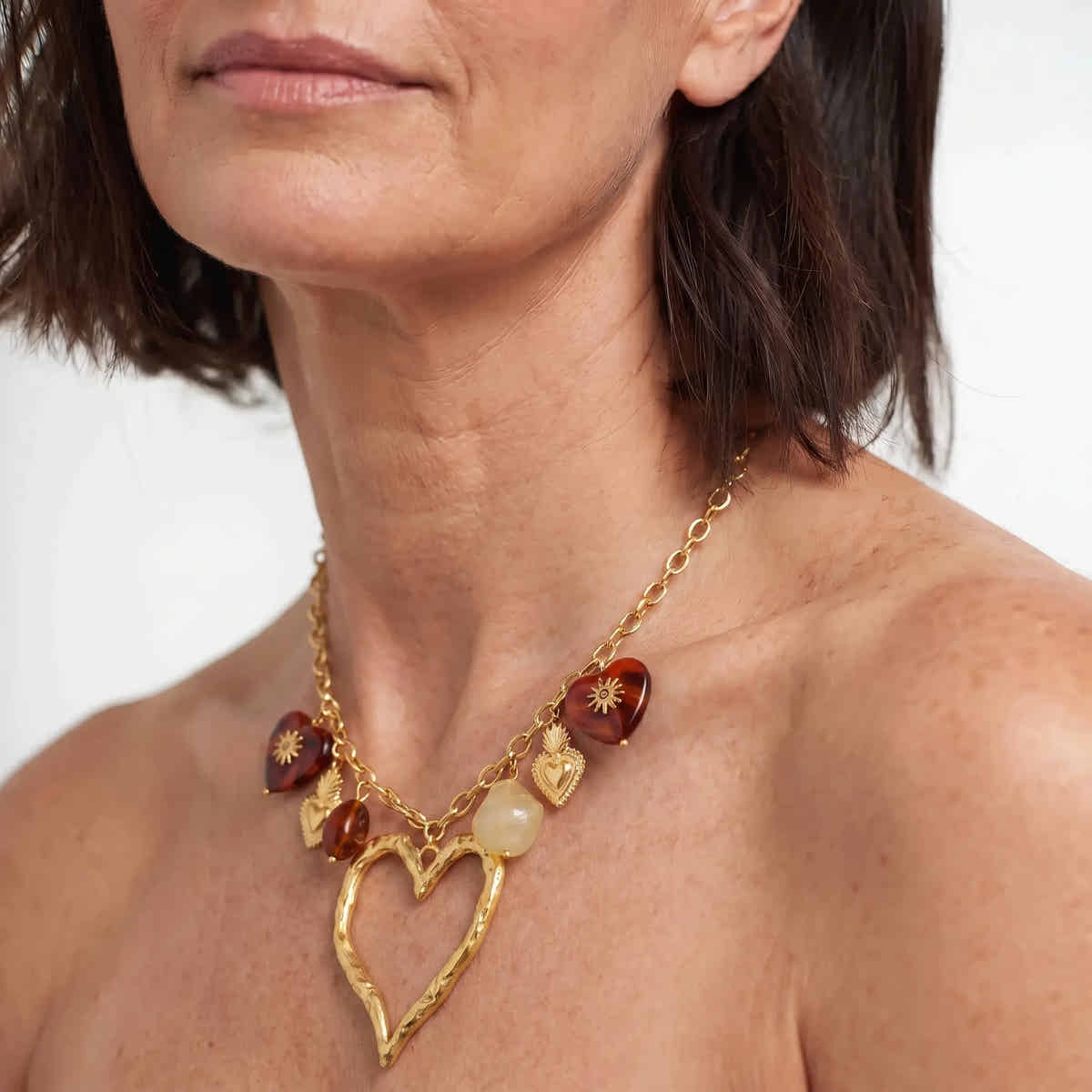 Amber Love Necklace - Voisson