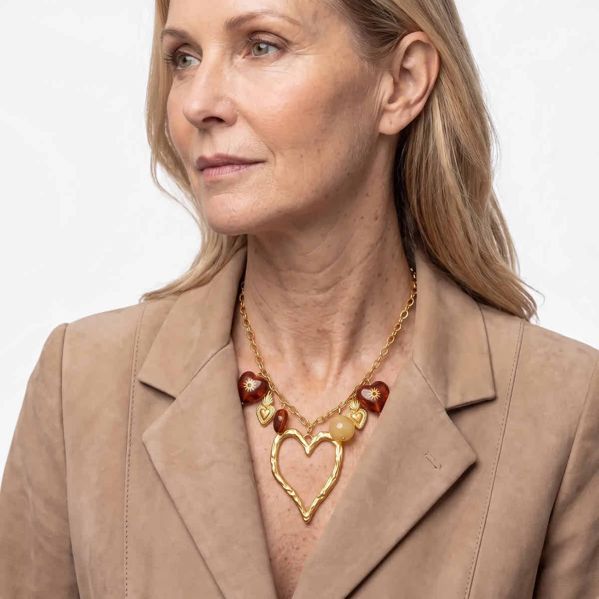 Amber Love Necklace - Voisson