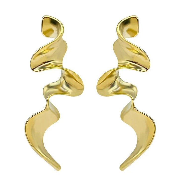 Angel Wave Drop Earrings - Voisson