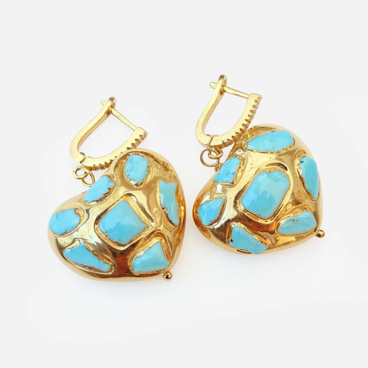 Aqua Aurora Drop Earrings - Voisson