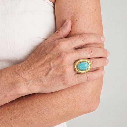 Aqua Crest Ring - Voisson