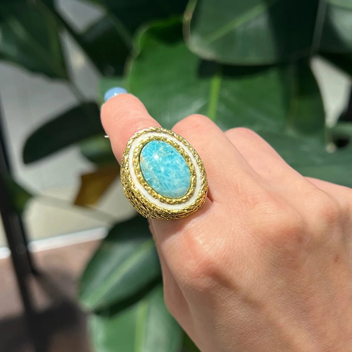 Aqua Crest Ring - Voisson