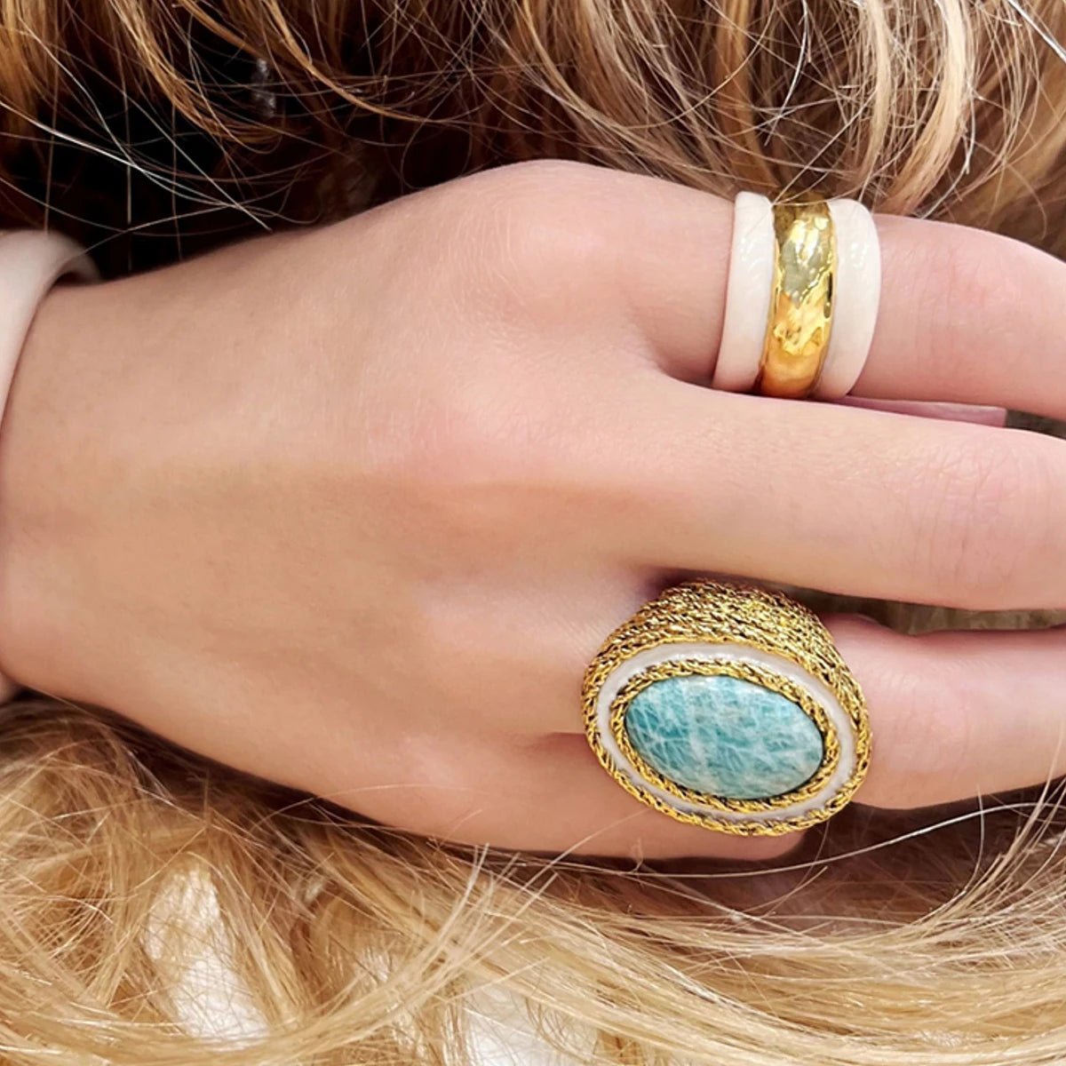 Aqua Crest Ring - Voisson