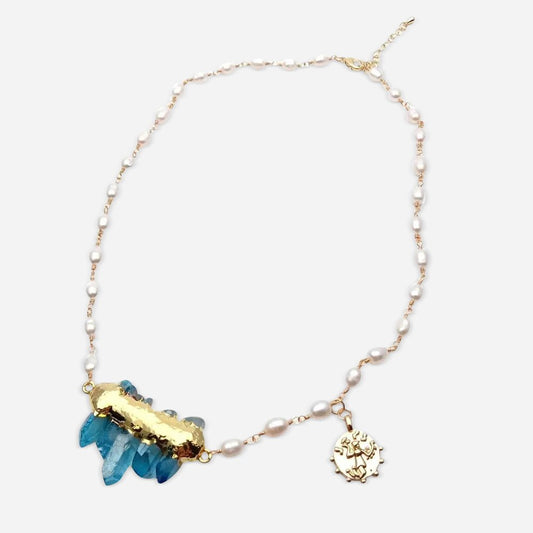 Atlantis Crown Pearl Necklace - Voisson