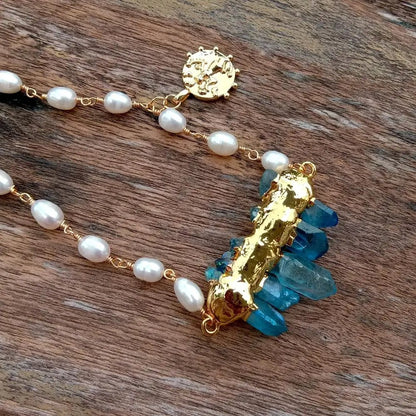Atlantis Crown Pearl Necklace - Voisson