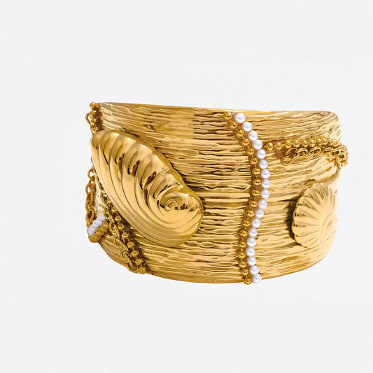 Atlantis Heirloom Cuff Bracelet - Voisson