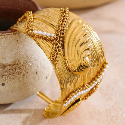 Atlantis Heirloom Cuff Bracelet - Voisson