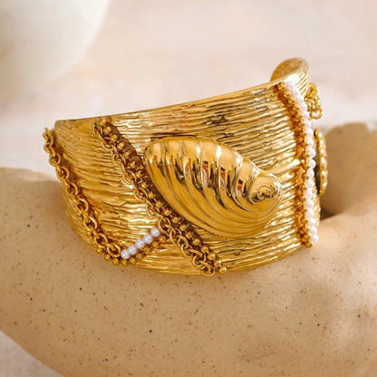 Atlantis Heirloom Cuff Bracelet - Voisson