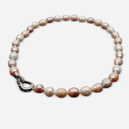 Aurora Clasp Pearl Necklace - Voisson