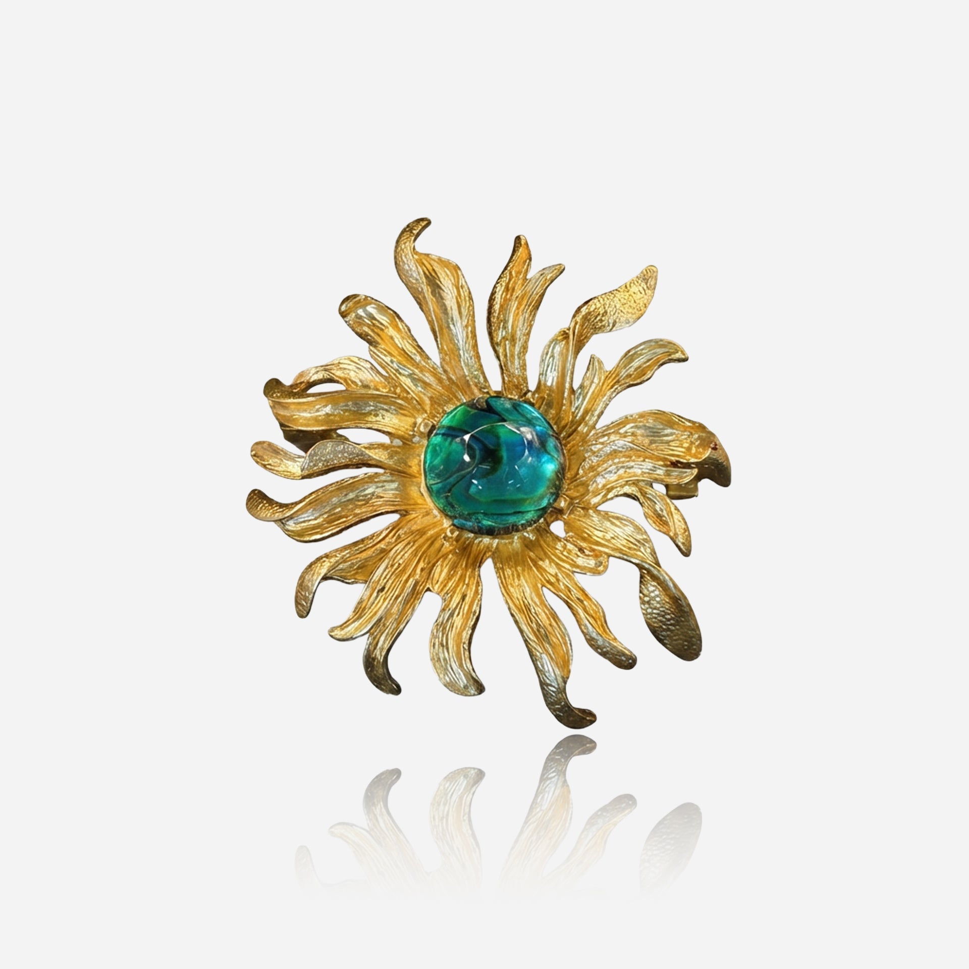 Azure Bloom Brooch - Voisson