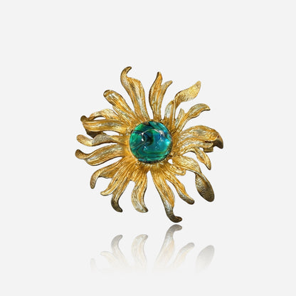 Azure Bloom Brooch - Voisson