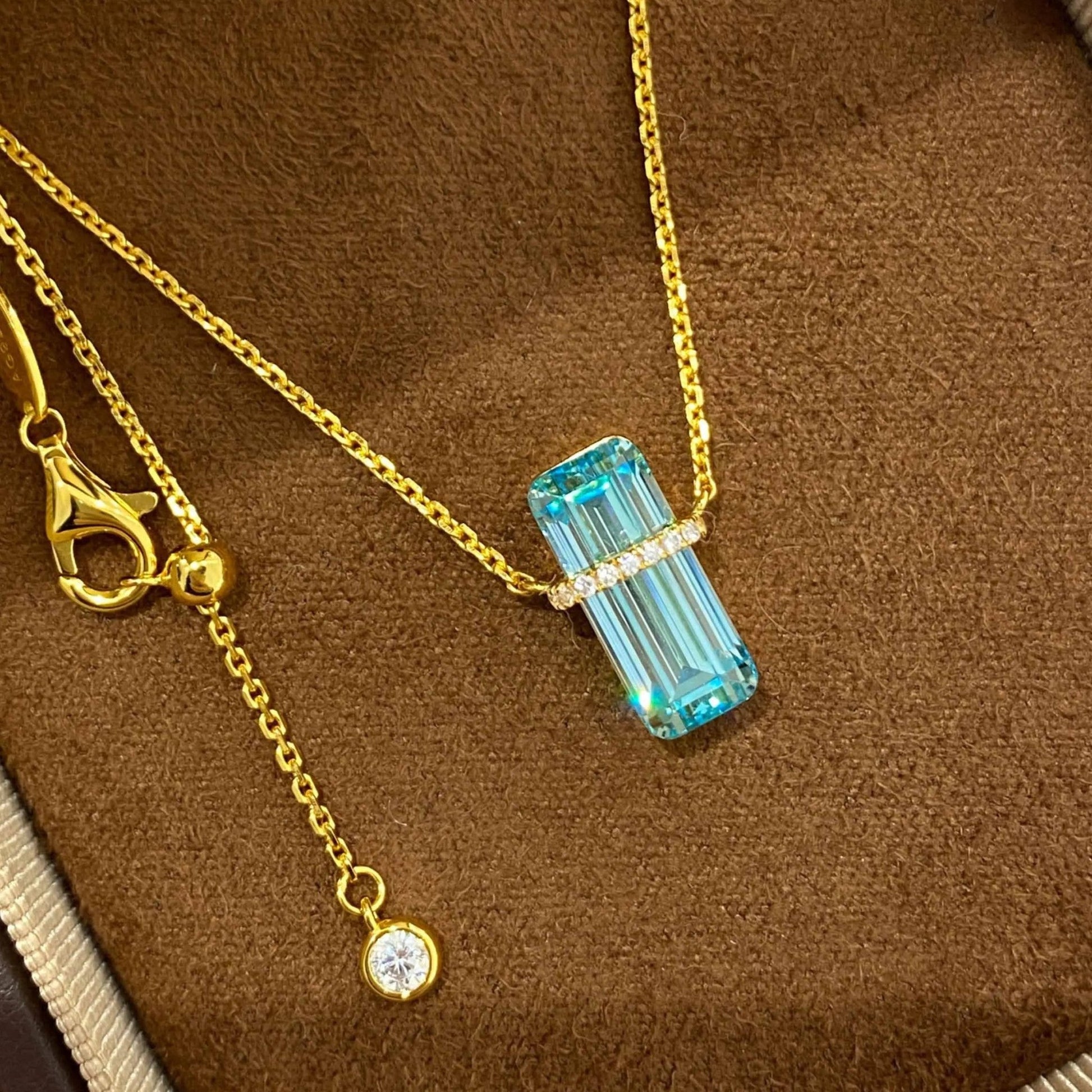 Azure Prism 925 Silver Necklace - Voisson