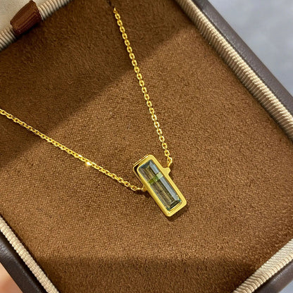 Azure Prism 925 Silver Necklace - Voisson