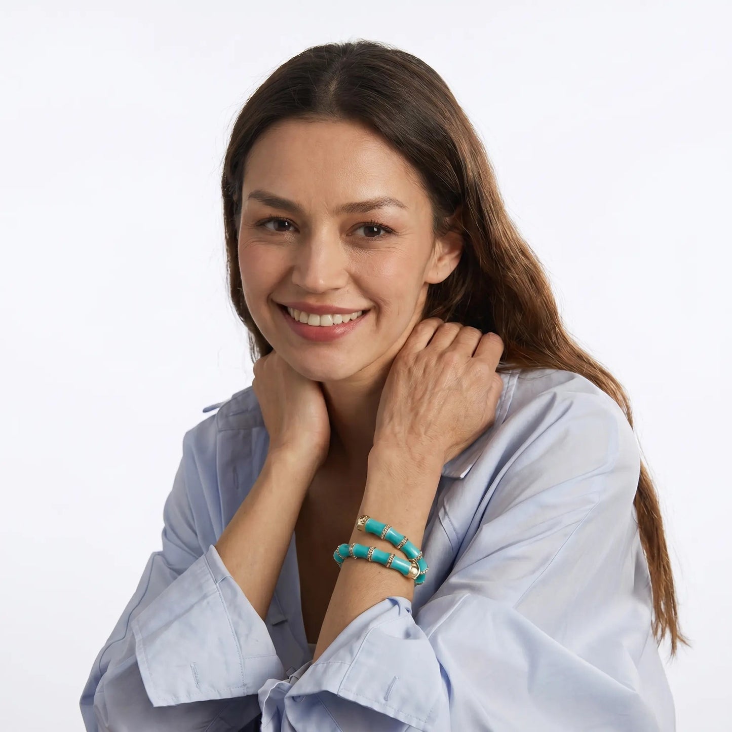 BambooGleam Open Bracelet - Voisson