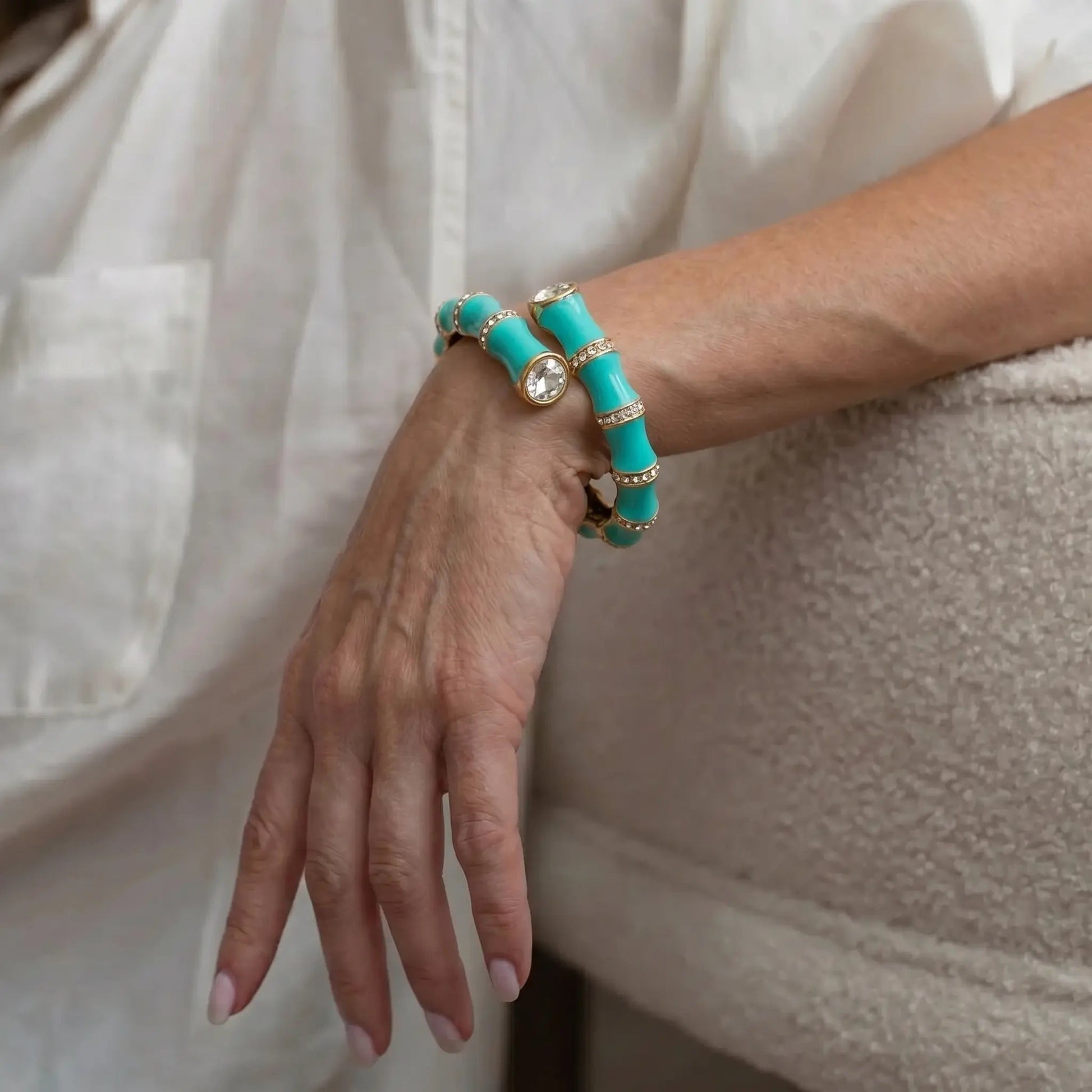 BambooGleam Open Bracelet - Voisson