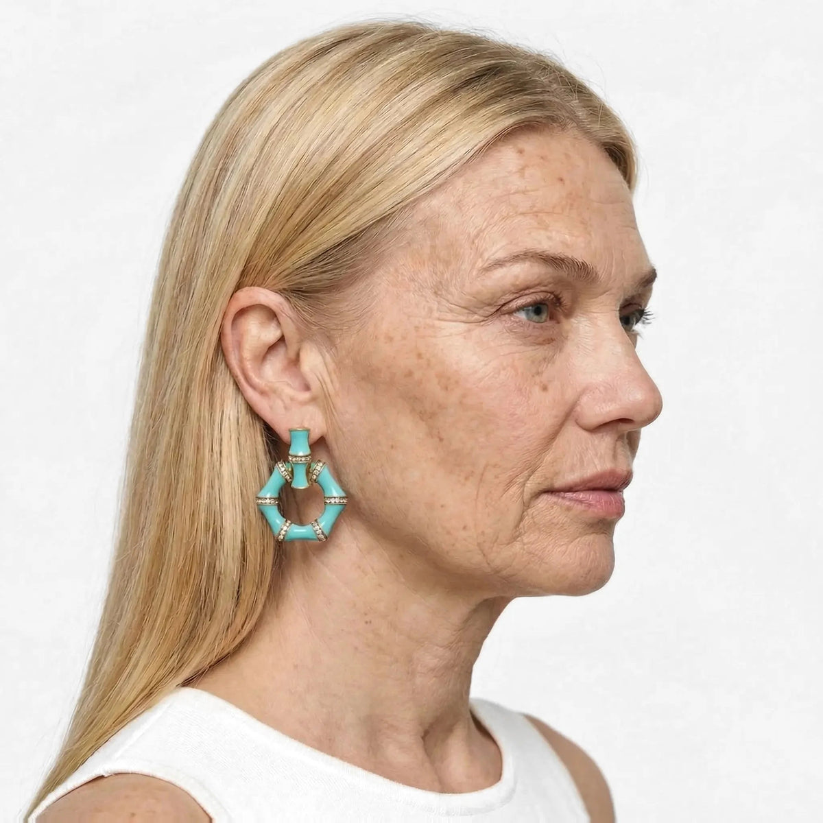 BambooGleam Stud Earrings - Voisson