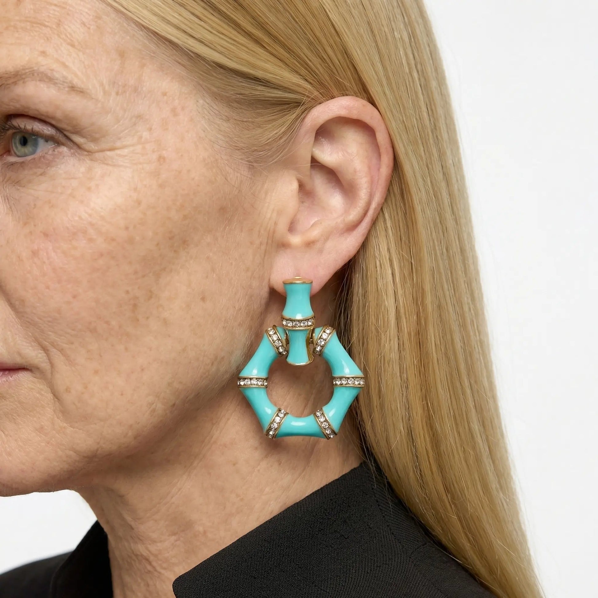 BambooGleam Stud Earrings - Voisson