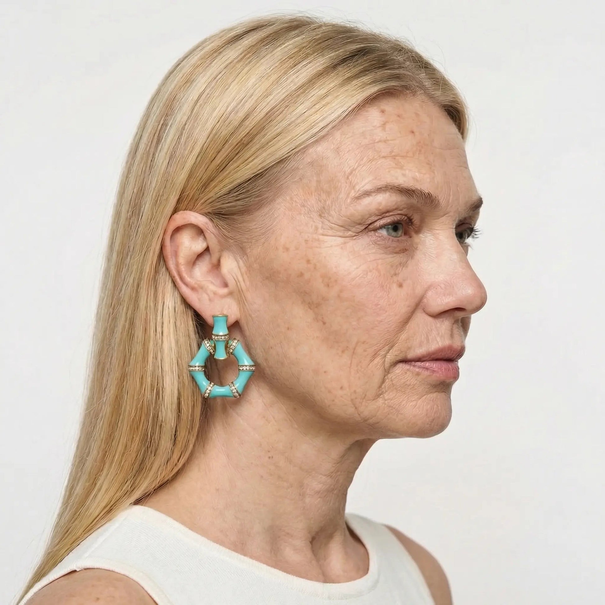 BambooGleam Stud Earrings - Voisson