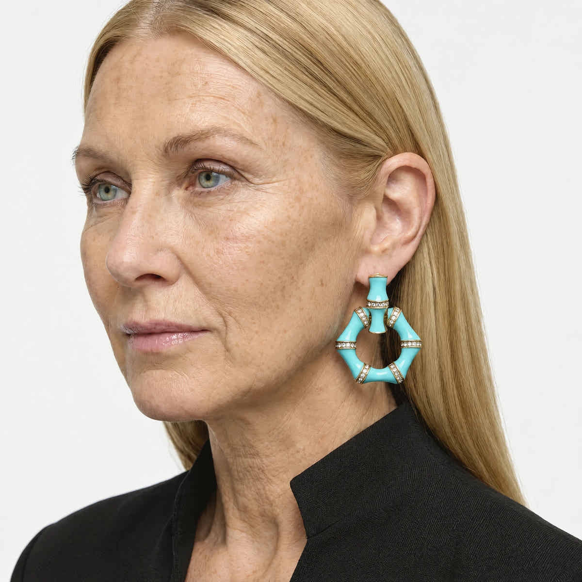 BambooGleam Stud Earrings - Voisson