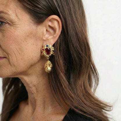 Baroque Blossom Earrings - Voisson