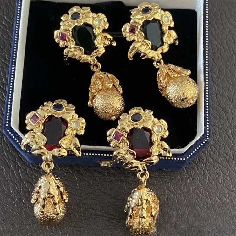 Baroque Blossom Earrings - Voisson