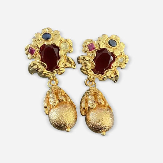 Baroque Blossom Earrings - Voisson