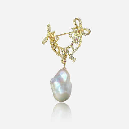 Baroque Bow Brooch - Voisson
