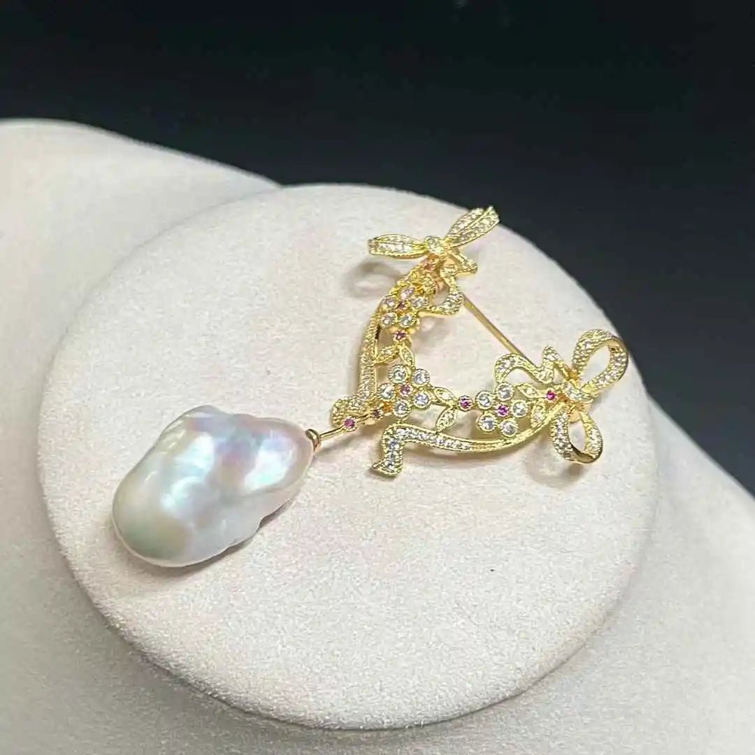 Baroque Bow Brooch - Voisson