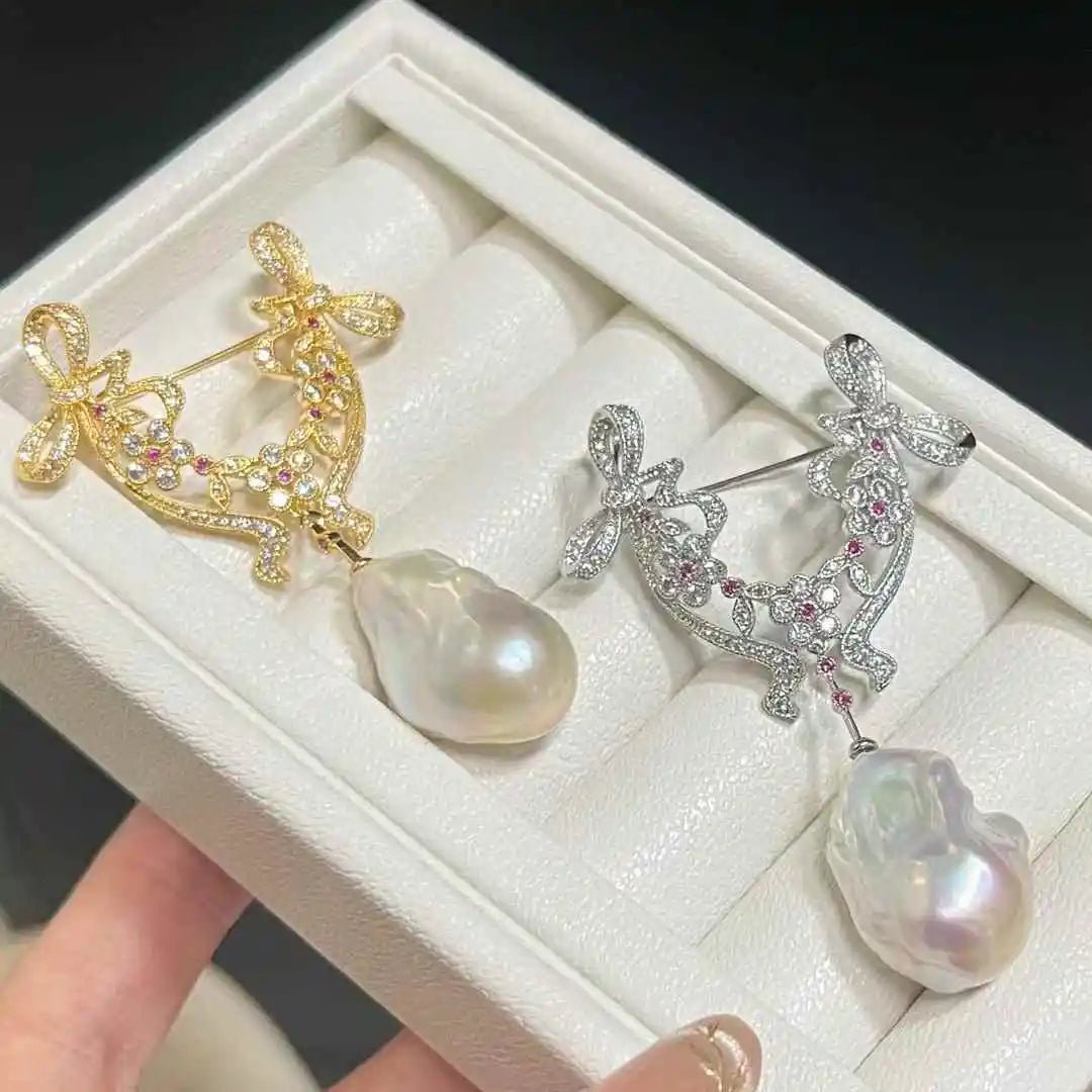 Baroque Bow Brooch - Voisson