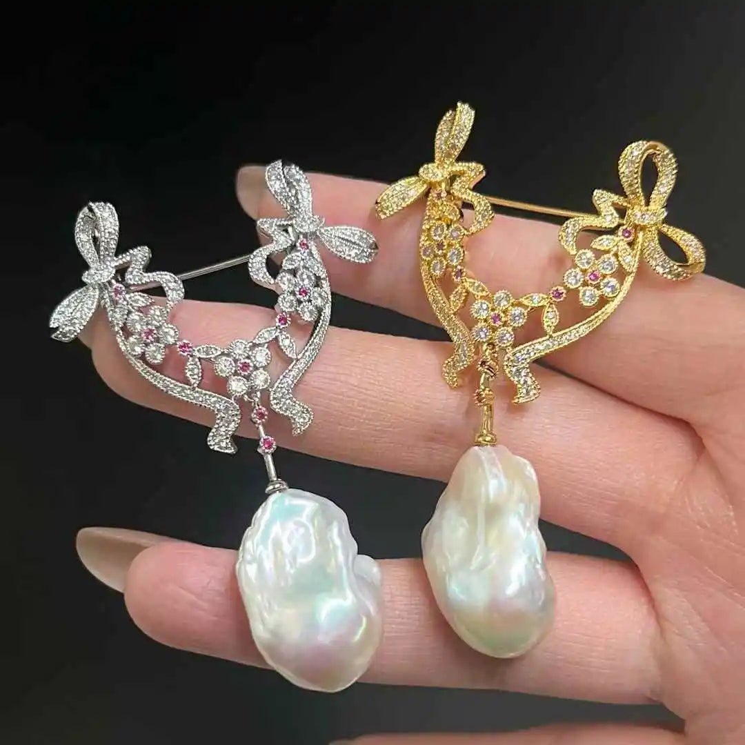 Baroque Bow Brooch - Voisson