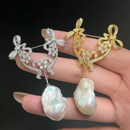 Baroque Bow Brooch - Voisson