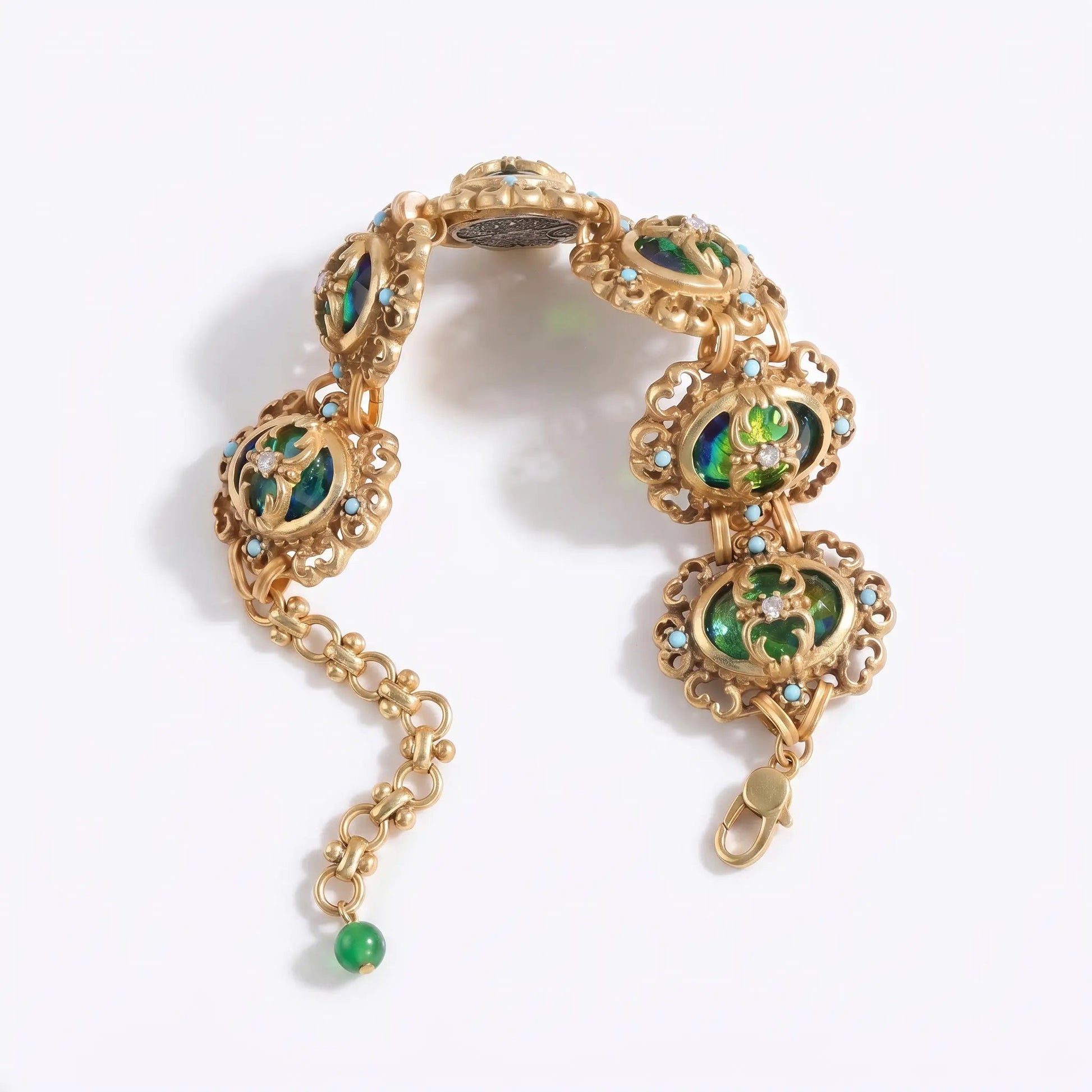 Baroque Halo Link Bracelet - Voisson