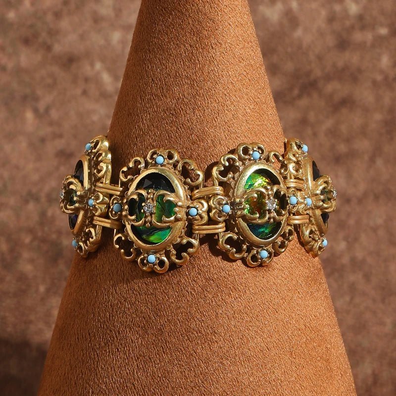 Baroque Halo Link Bracelet - Voisson