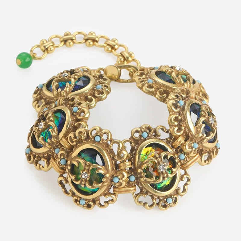 Baroque Halo Link Bracelet - Voisson
