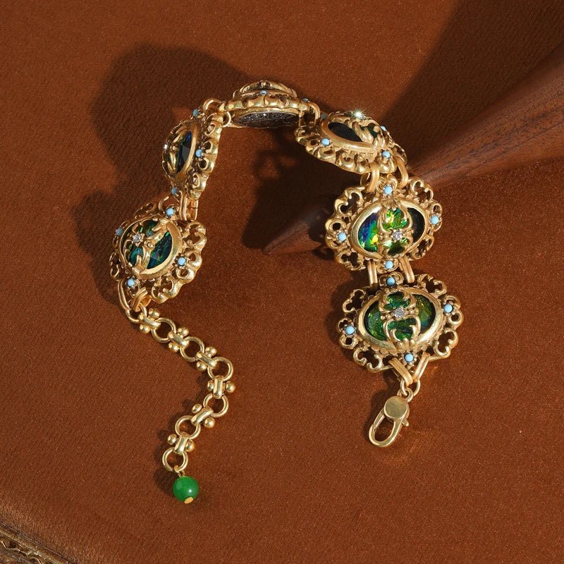 Baroque Halo Link Bracelet - Voisson