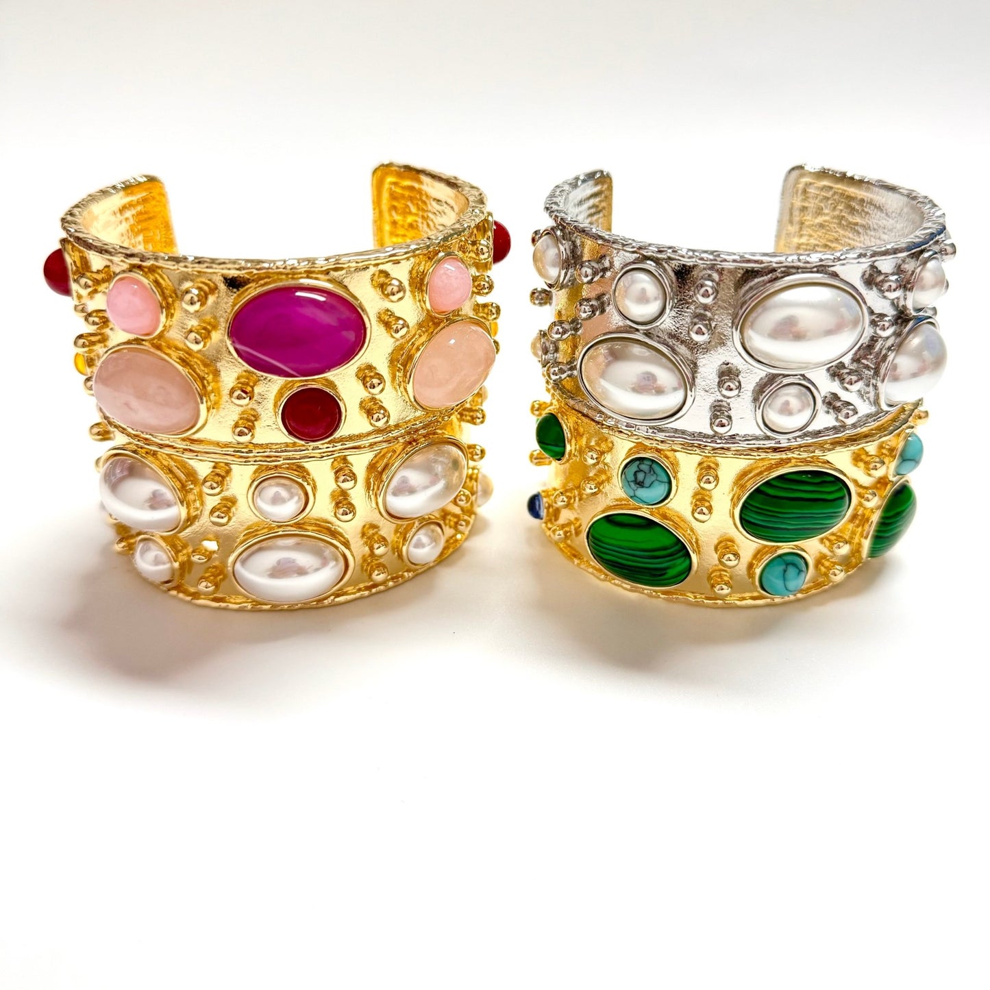Baroque Pebble Cuff - Voisson