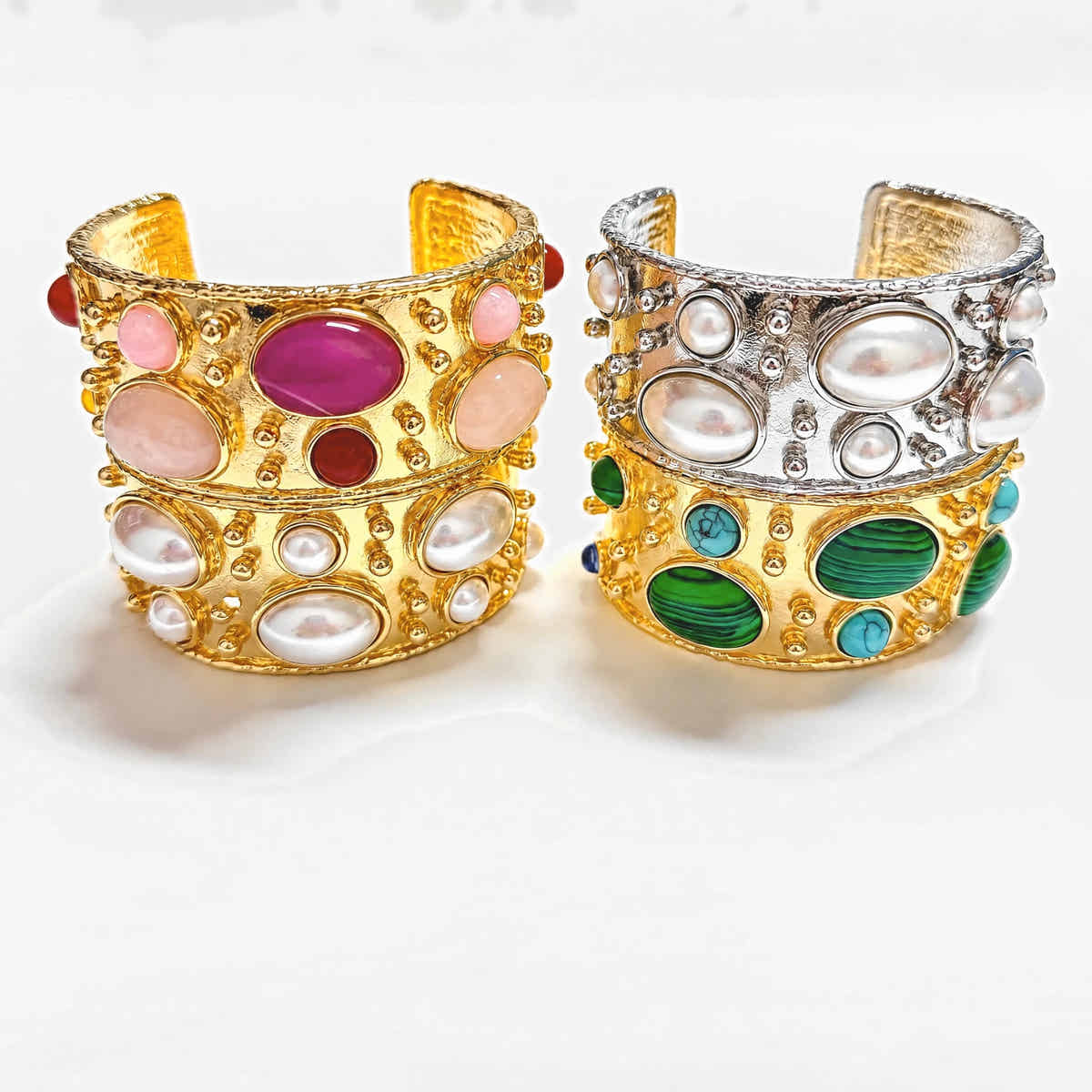 Baroque Pebble Cuff - Voisson