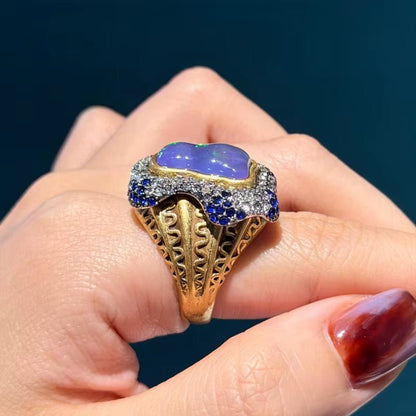 Baroque Tide Opal Ring - Voisson