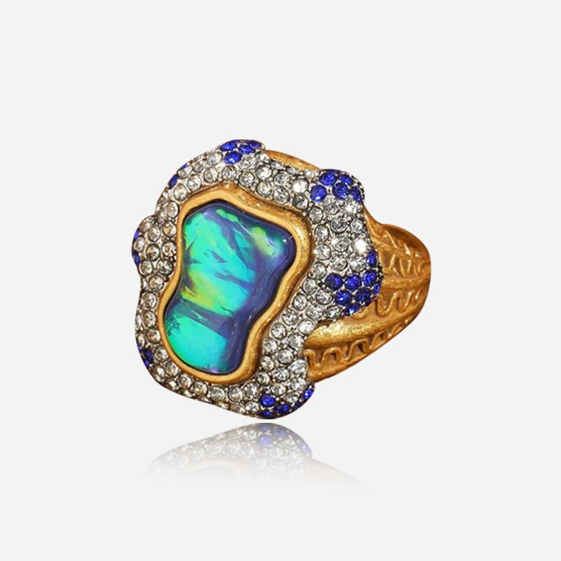 Baroque Tide Opal Ring - Voisson