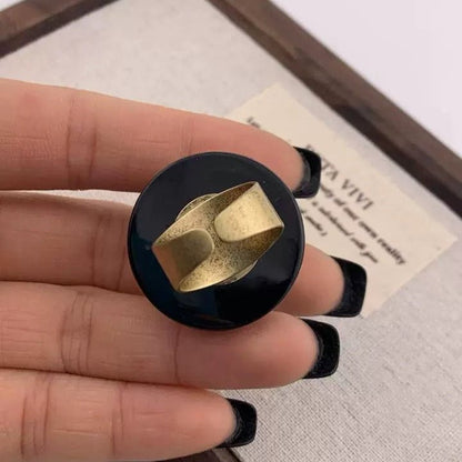 BeeQueen Vintage Natural Agate Ring - Voisson