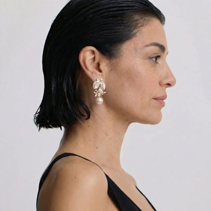 Belle Jardin Pearl Earrings - Voisson