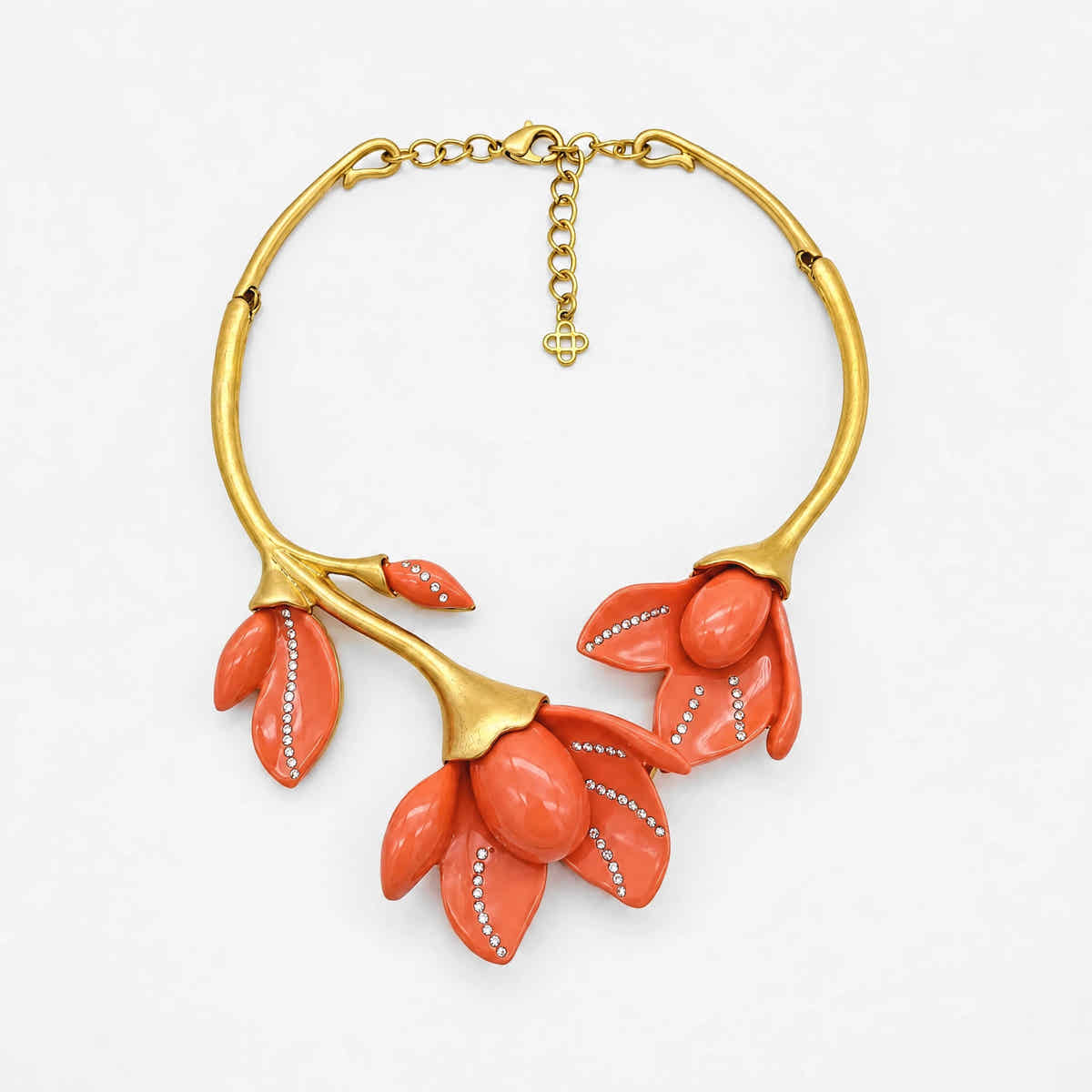 Blooming Magnolia Retro Flower Necklace - Voisson