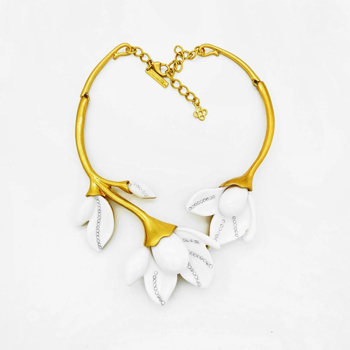 Blooming Magnolia Retro Flower Necklace - Voisson