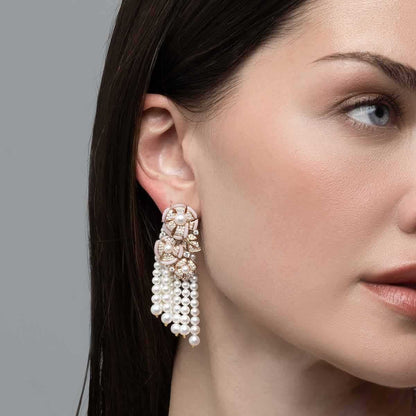 Blossom Royale Pearl Earrings - Voisson