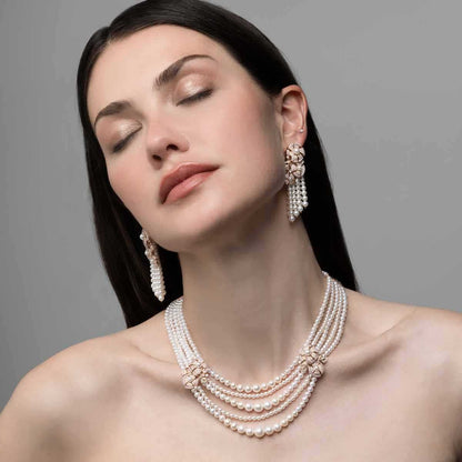 Blossom Royale Pearl Necklace - Voisson