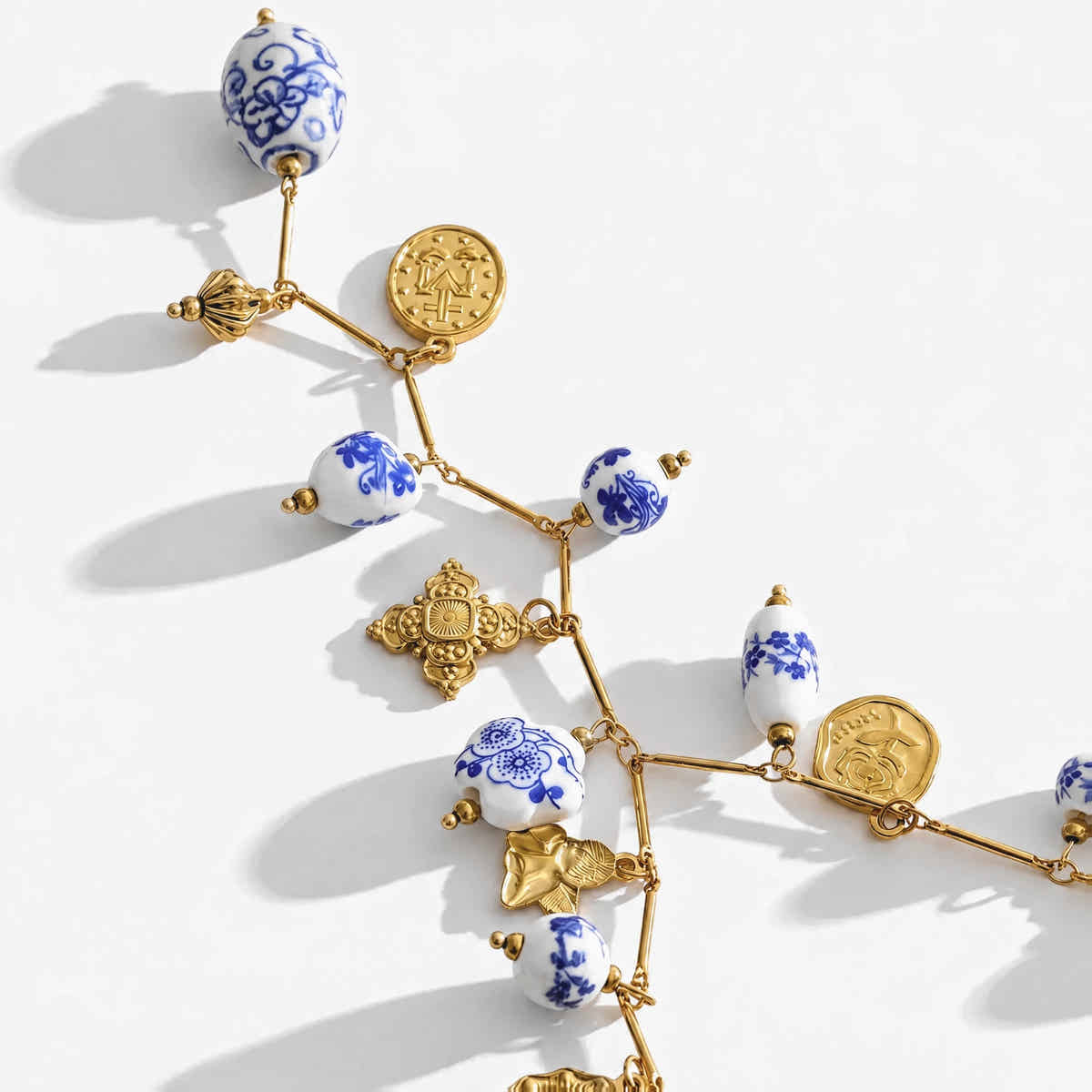 Blue Bloom Talisman Necklace - Voisson