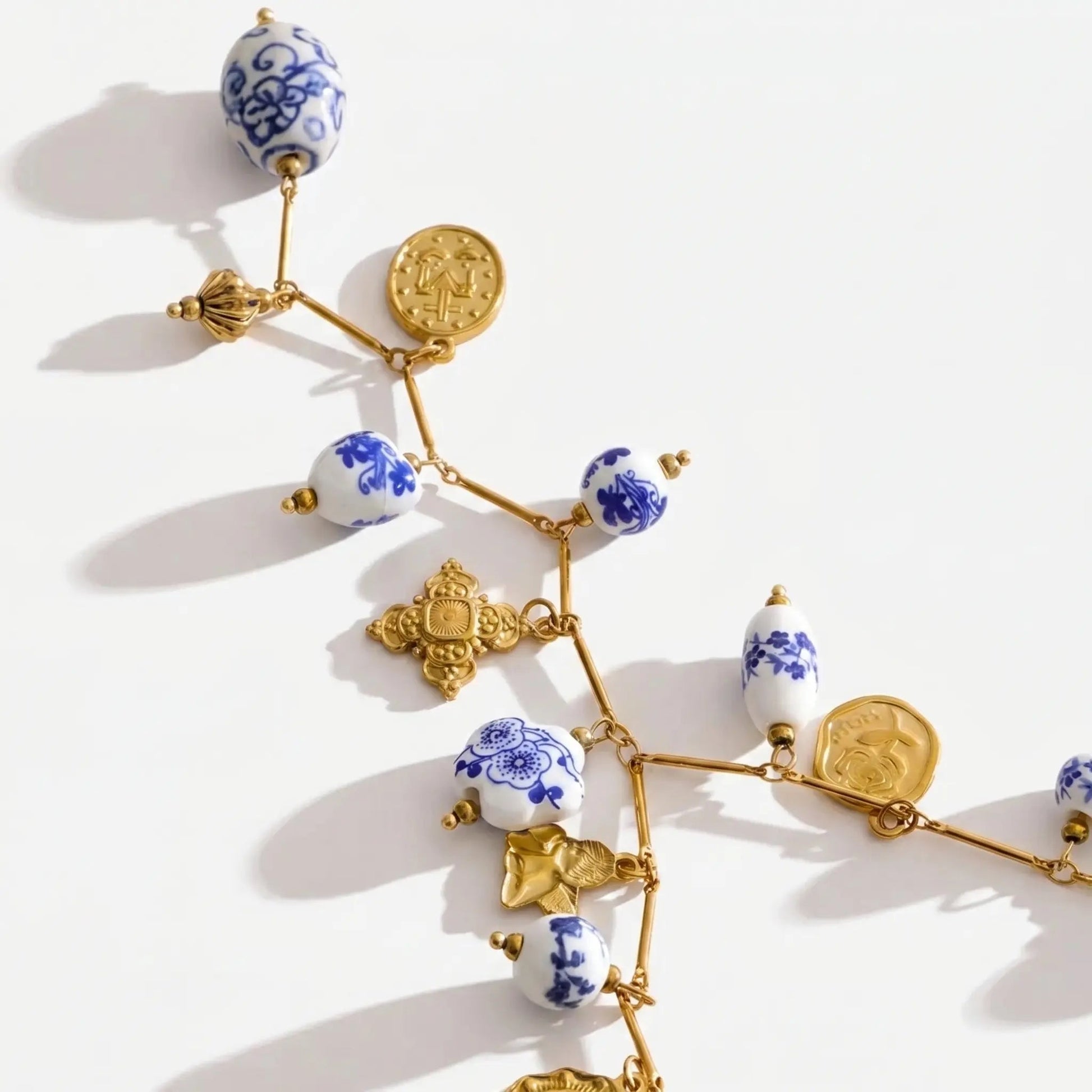 Blue Bloom Talisman Necklace - Voisson