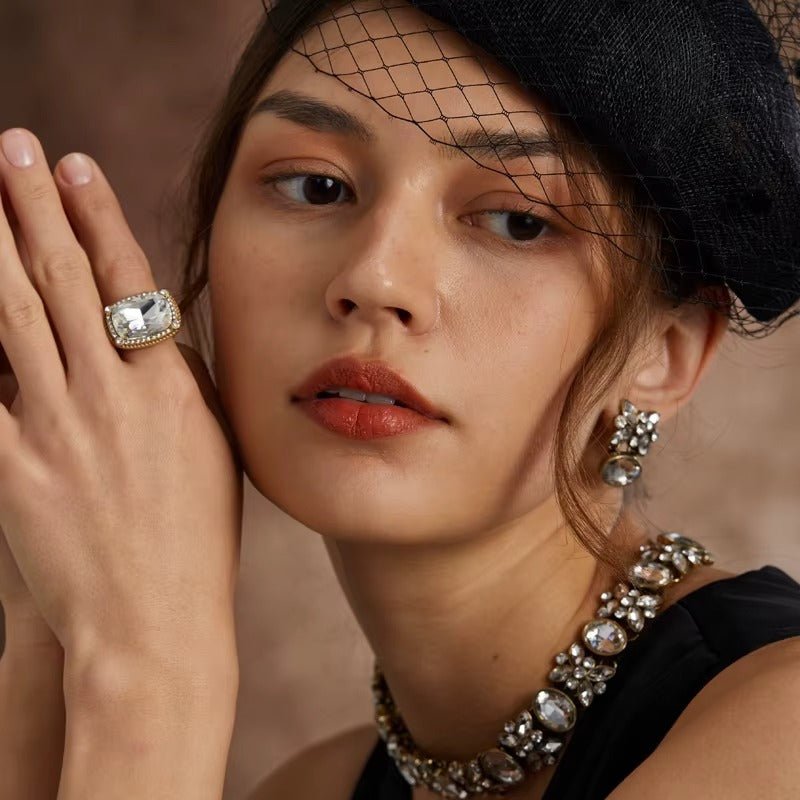 Blue Veritas Gold Ring - Voisson