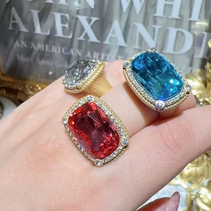 Blue Veritas Gold Ring - Voisson